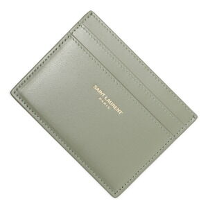 Last One Left Saint Laurent Card Wallet Green